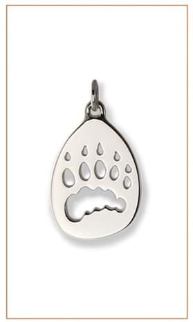 Polar Bear print jewellery - Bushprints