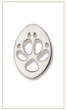 Dingo print pin- Bushprints Jewellery