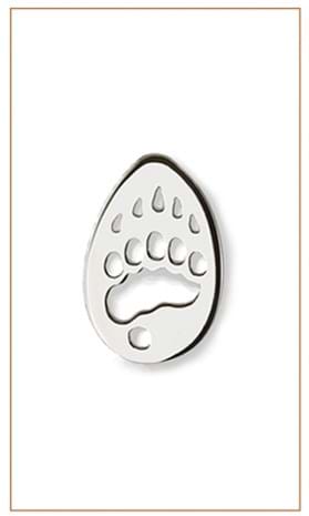 Grizzly Bear fashion pin-Bushprints