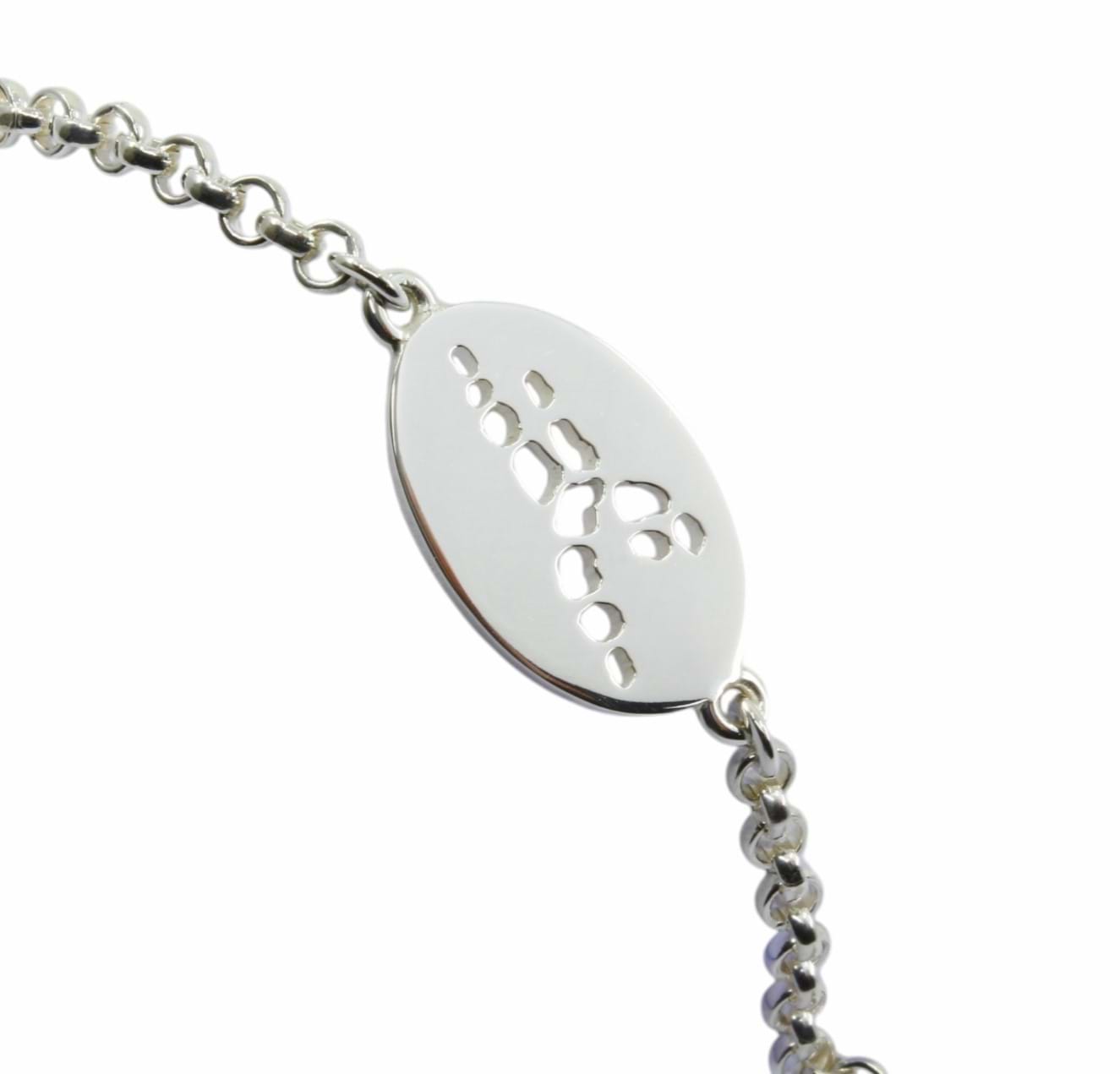 cockatoo footprint jewellery bracelet