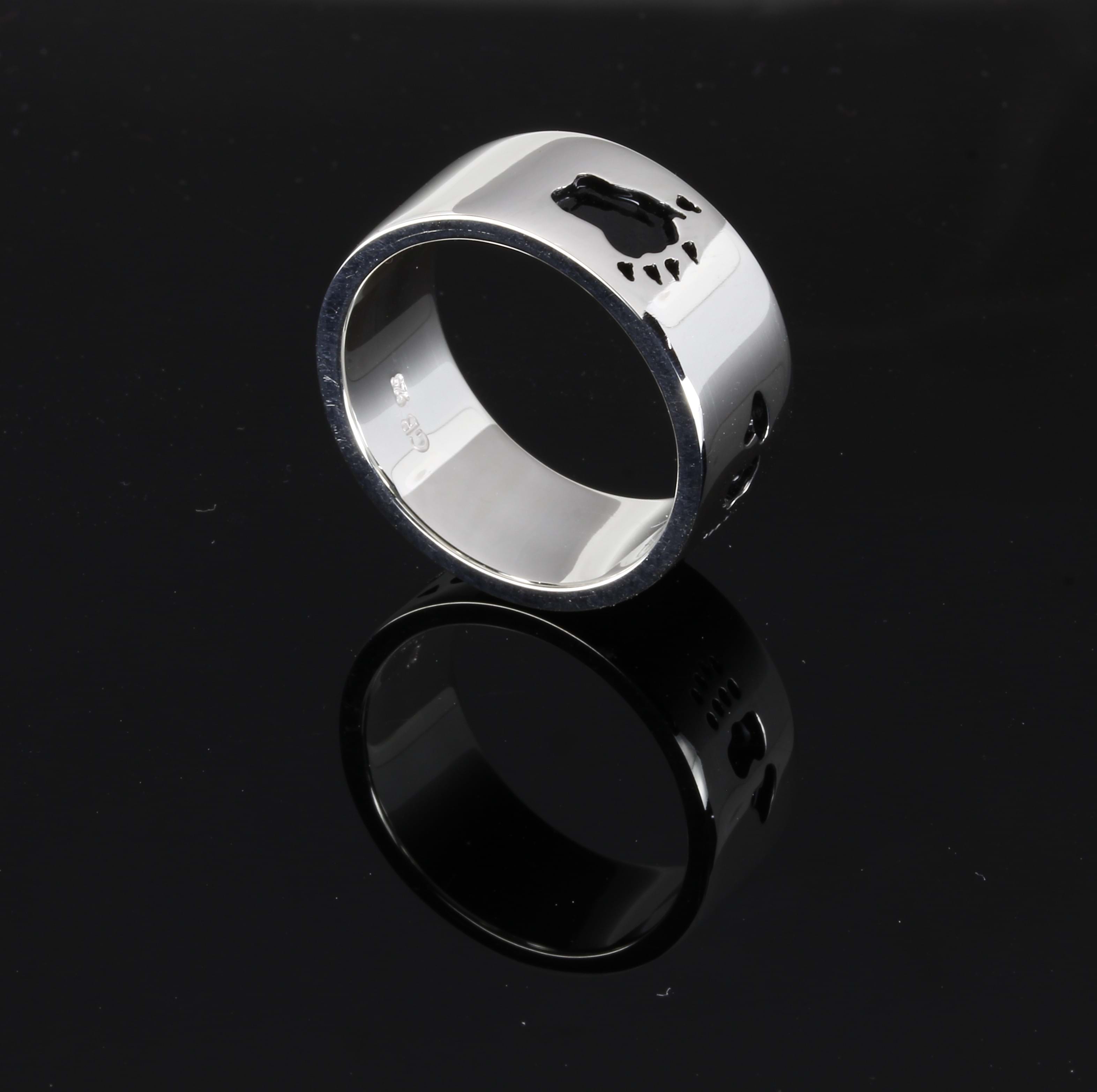 animal print jewellery|wildlife print ring