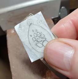 Animal themed jewellery - porcupine foot