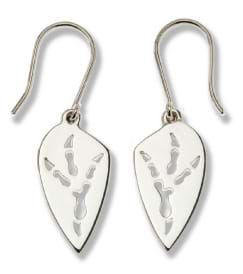 wedgetail eagle print earrings