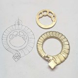 Unique African elephant jewellery design