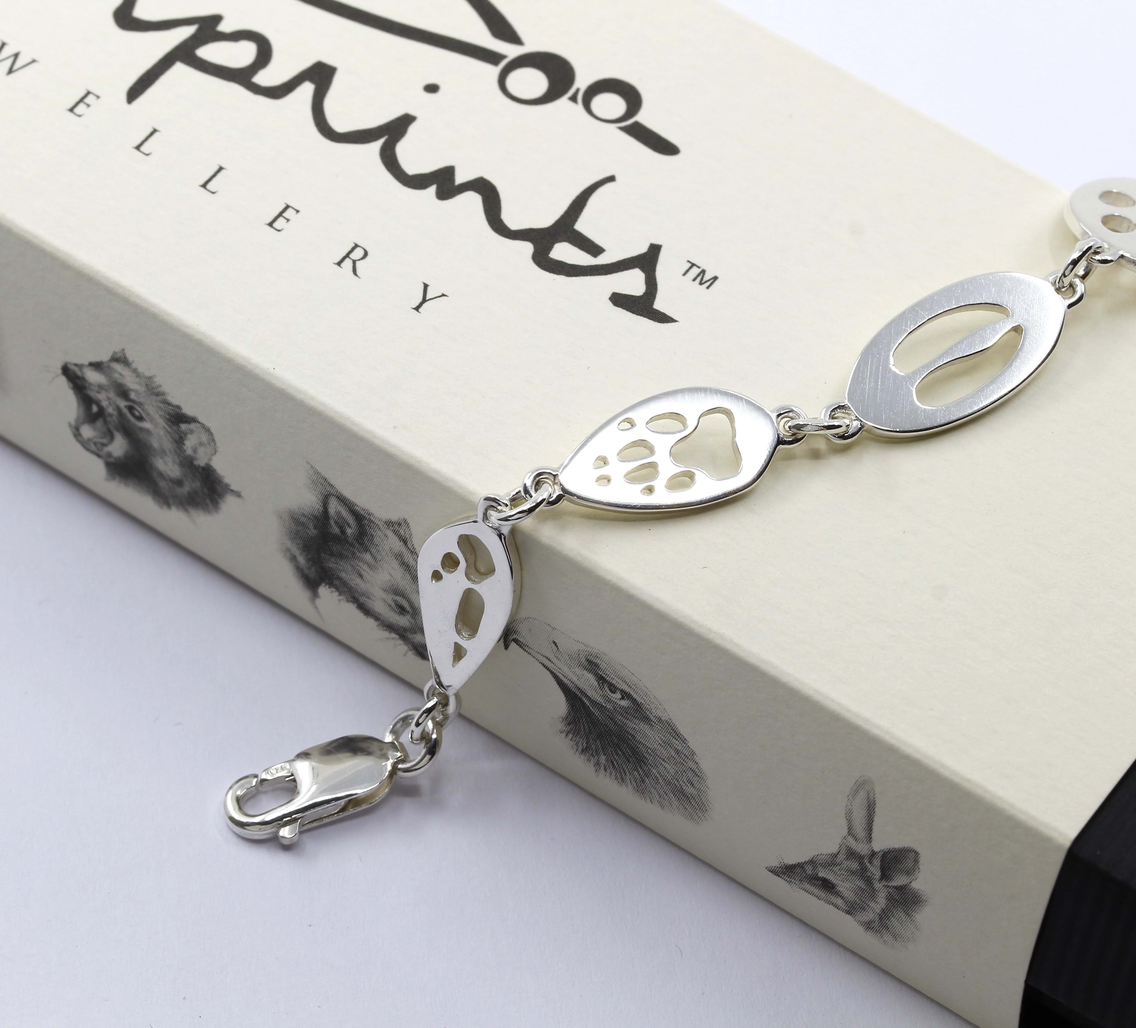 meerkat footprint bracelet link