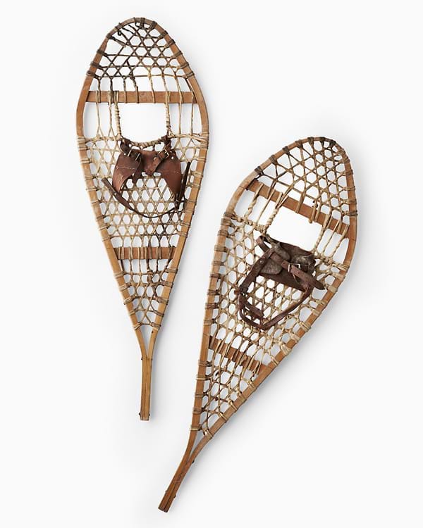 old style snow shoes