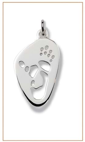Wildlife prints: Gorilla footprint jewellery